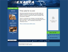 Tablet Screenshot of exactamessenger.com